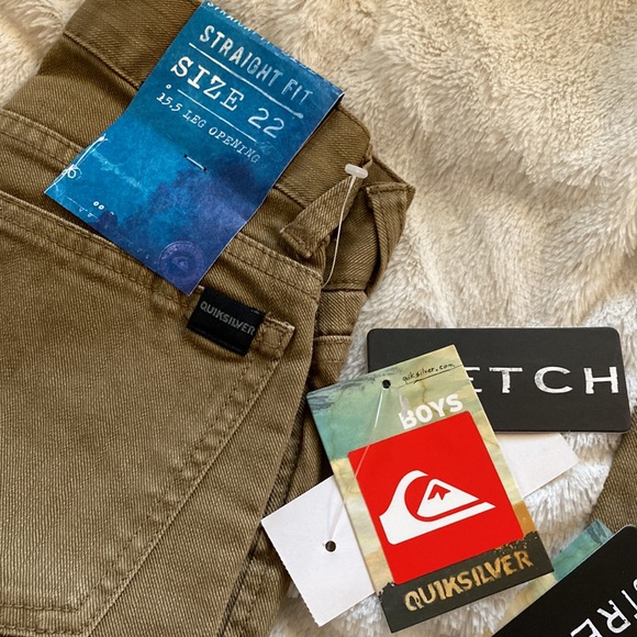 New Quicksilver strech Khaki Jeans 🍭 - Picture 6 of 7